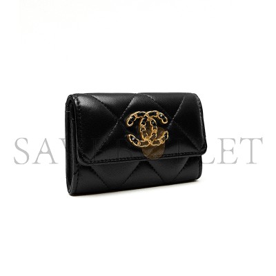 CHANEL 19 FLAP CARD HOLDER AP1790 (11.3*7.5*2cm)